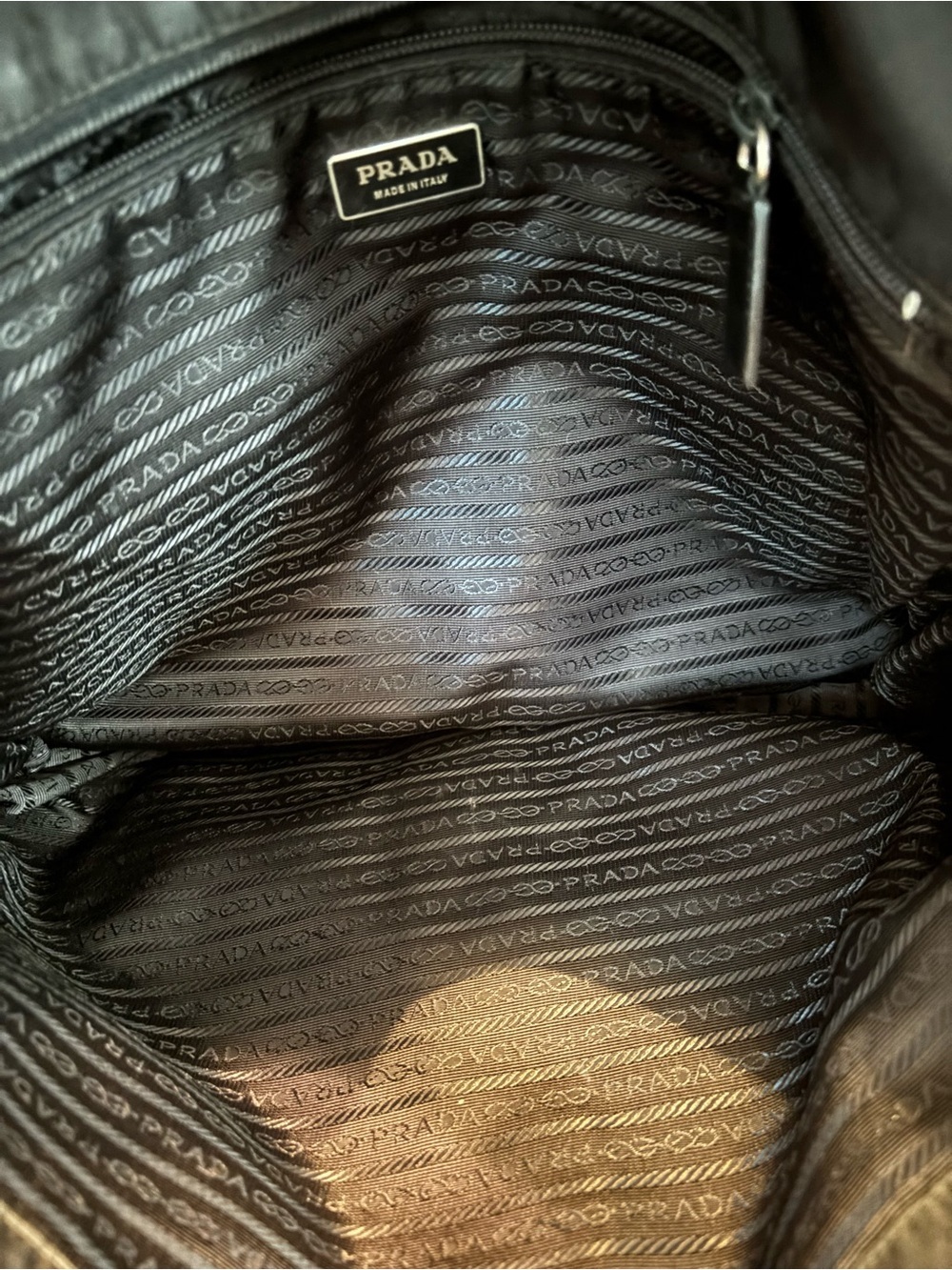Authentic Vintage Prada Black Tessuto Nylon Double Buckle Messenger Bag - Picture 16 of 16